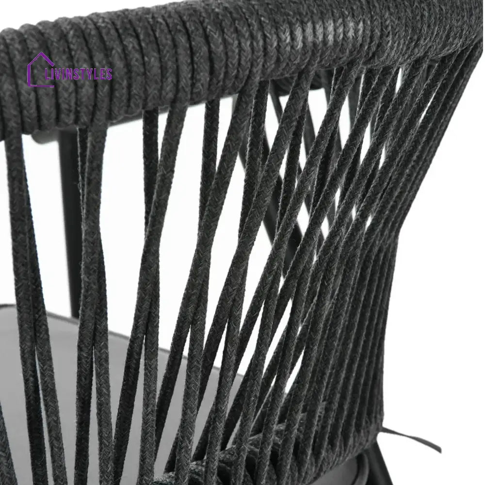 Shiori 4-Piece Outdoor Rope Patio Dining Chairs - Dinning Chairs
