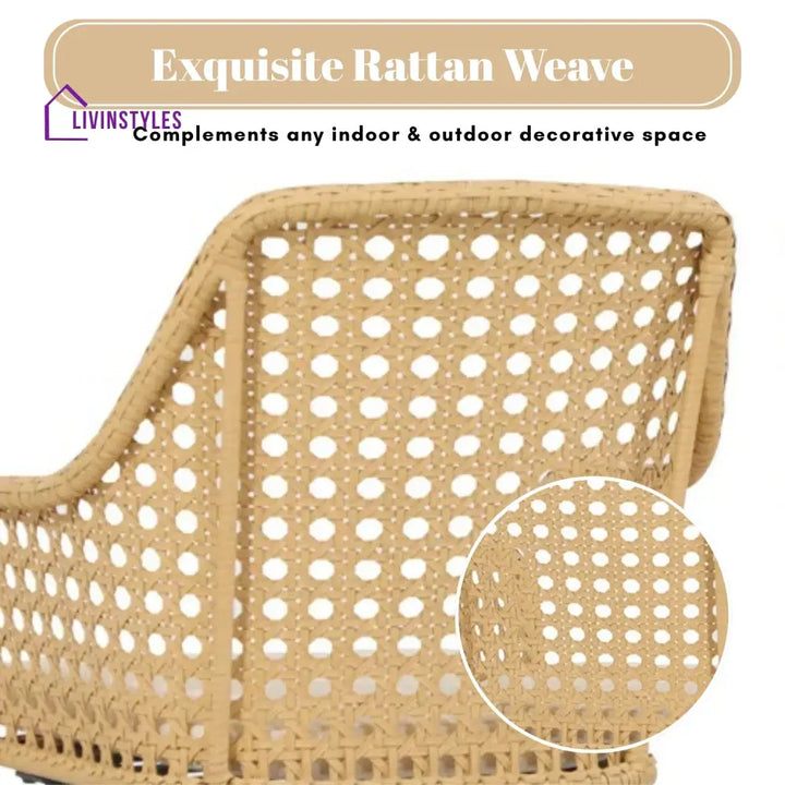 Shreya 2-Piece Outdoor Rattan Wicker Patio Dining Chairs - Dinning Chairs