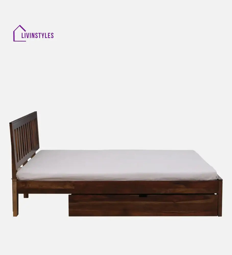 Bhawika Sheesham Wood Storage Bed With Drawers Bedroom Furniture Sets