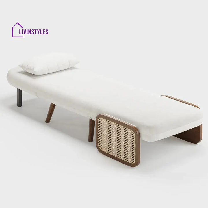 Shristi Solid Wood Sofa Come Bed for Living Room