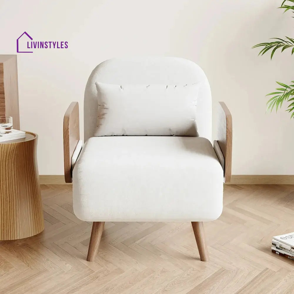 Shristi Solid Wood Sofa Come Bed for Living Room