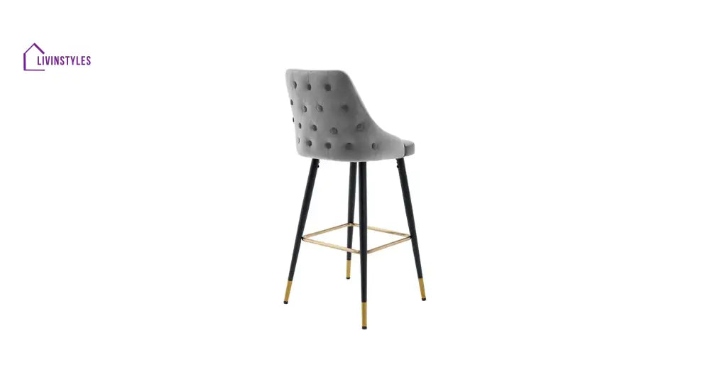 Shubham Grey Color Davan Bar Stool
