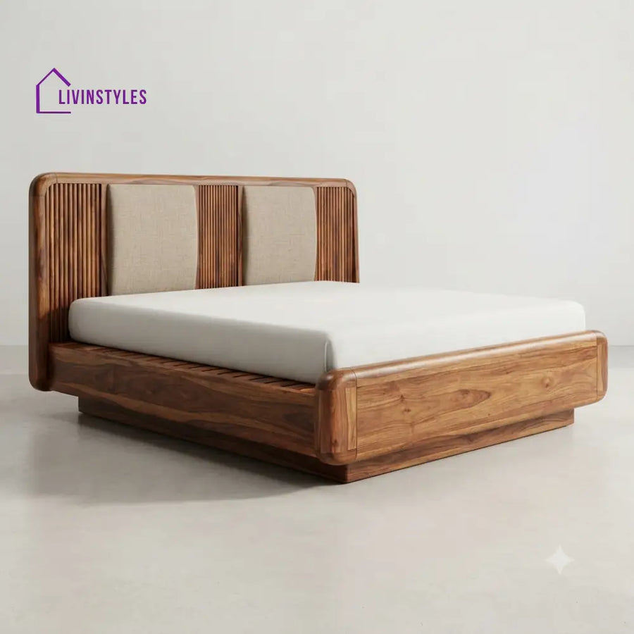 Sibongile Wooden Double Bed | King Size Bed | Queen Size Bed - Bed Without Storage