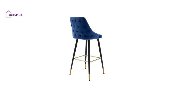 Blue Color Davan Bar Stool