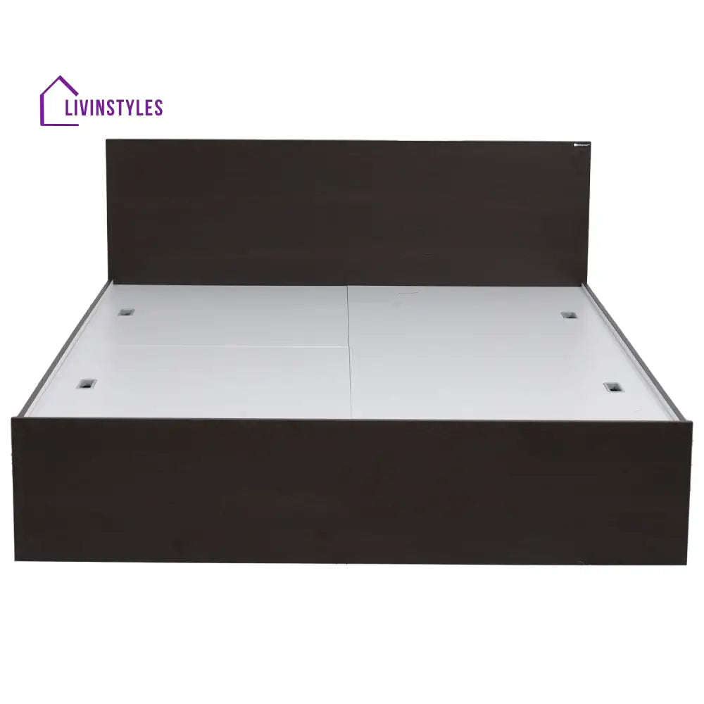Maxim Queen Bed with Storage (Walnut) Home Furniture