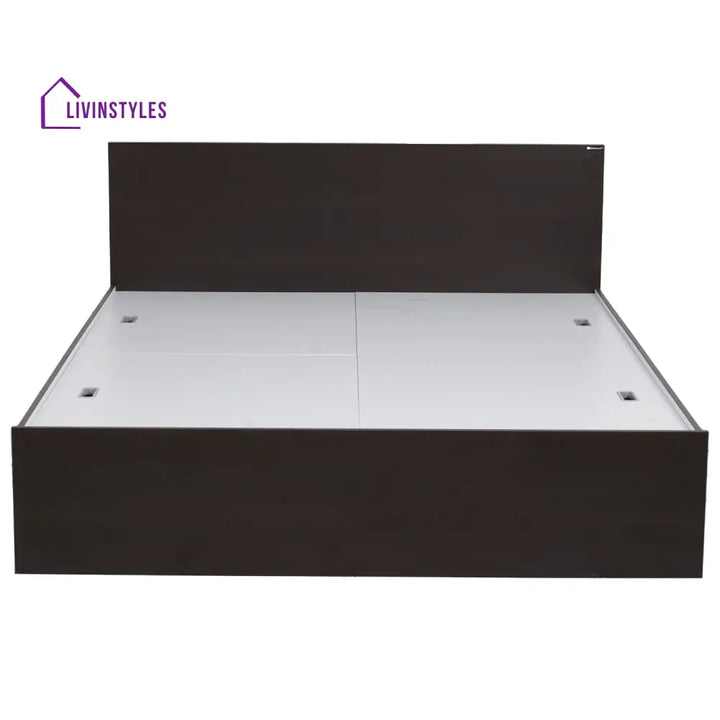 Maxim Queen Bed with Storage (Walnut) Home Furniture