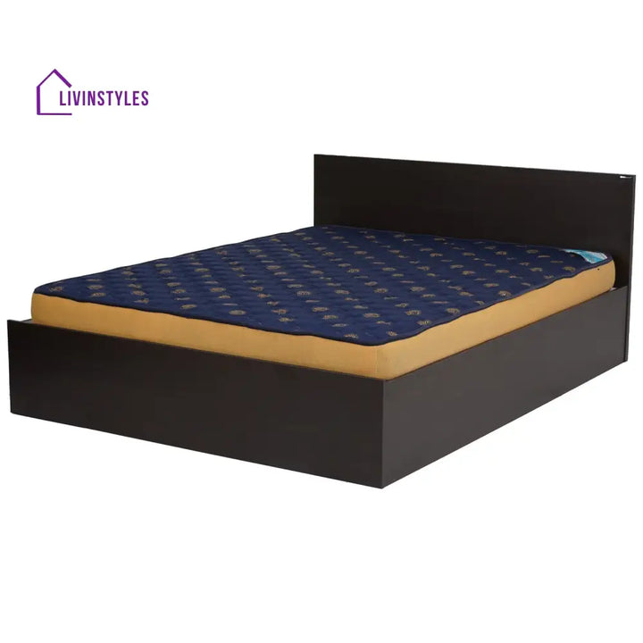Maxim Queen Bed with Storage (Walnut) Home Furniture