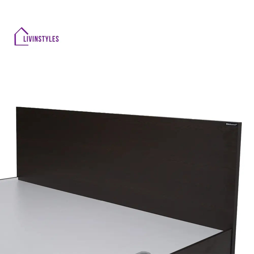 Maxim Queen Bed with Storage (Walnut) Home Furniture