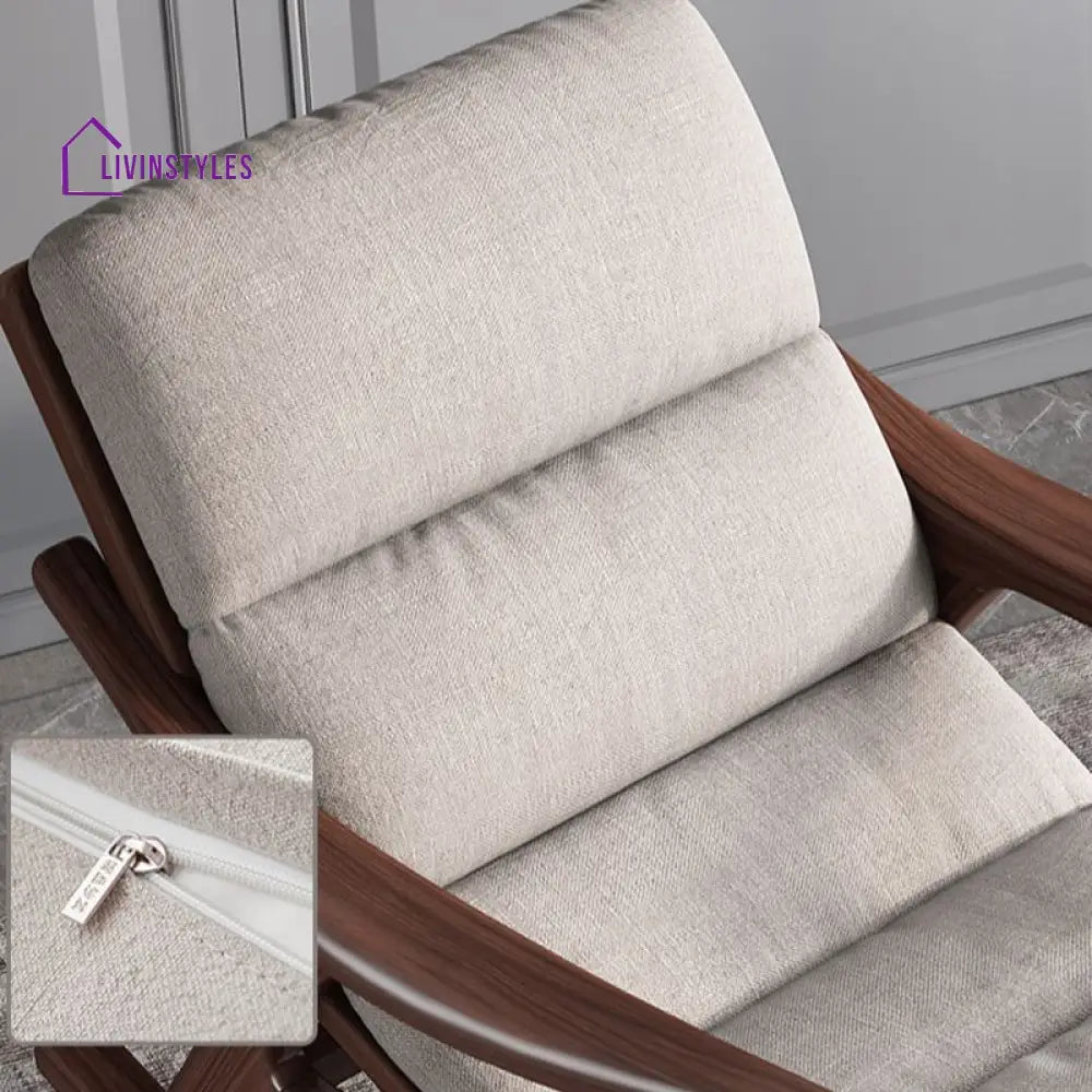 Sienna Solid Wood Rocking Chair for Living Room