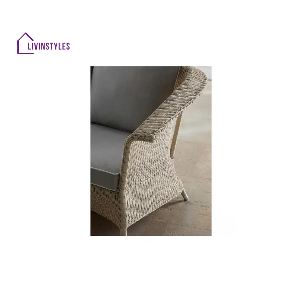 Sileo Outdoor Sofa Set 2 Seater 2 Single seater and 1 Center Table Set (Beige) - Sofa Sets