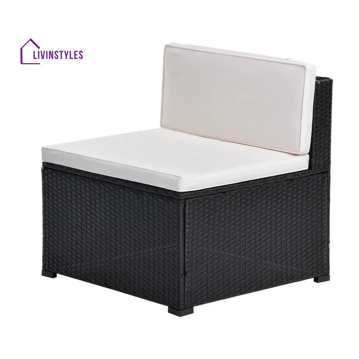 Silvia 8 Pieces Sectional Wicker Furniture Set - Sofa Set