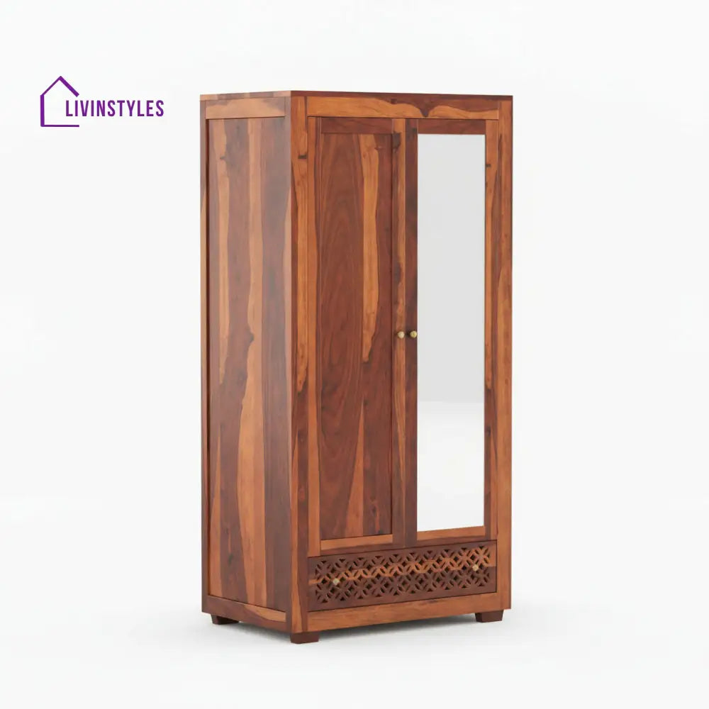 Silvia Sheesham Wood 2 door Wardrobe