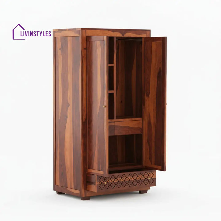 Silvia Sheesham Wood 2 door Wardrobe