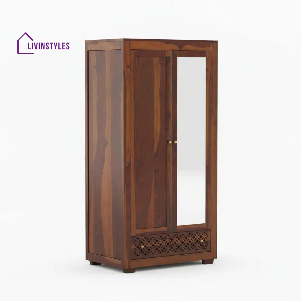 Silvia Sheesham Wood 2 door Wardrobe