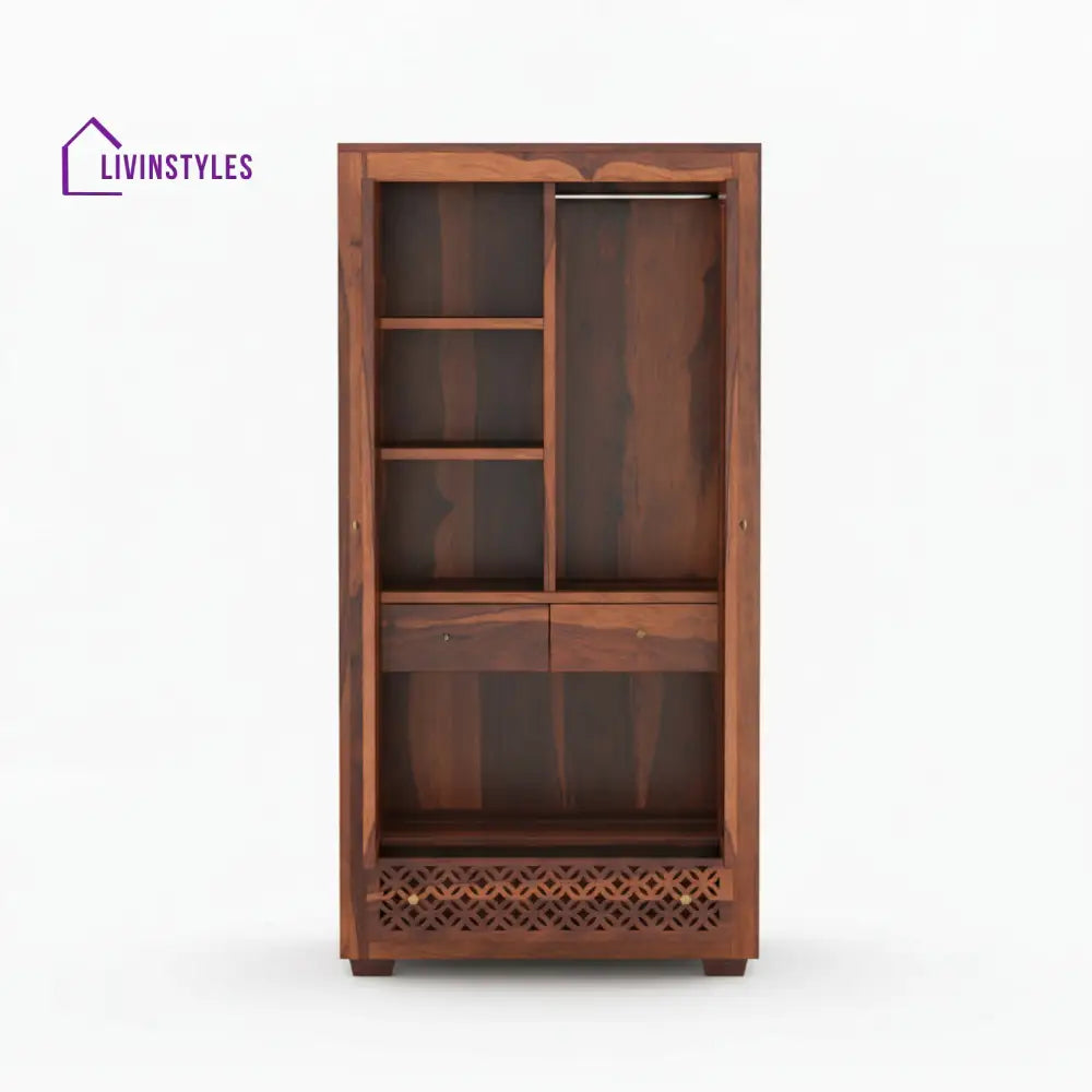 Silvia Sheesham Wood 2 door Wardrobe