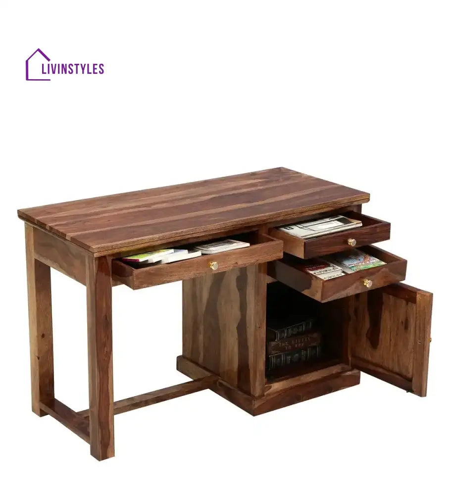 Silvia Solid Wood Study Table for Students Study Table