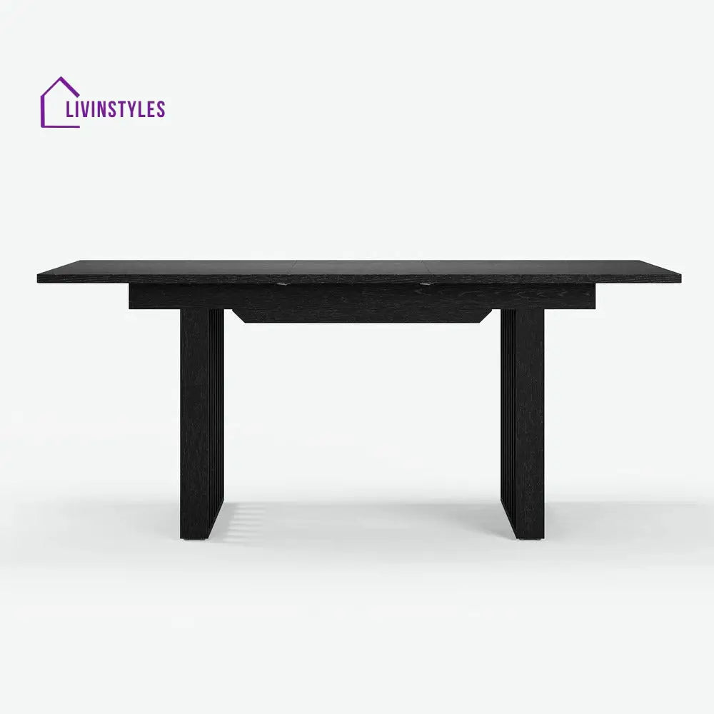 Sima Solid Wood Extendable Dining Table Set - 6 Seater Dining Table Set
