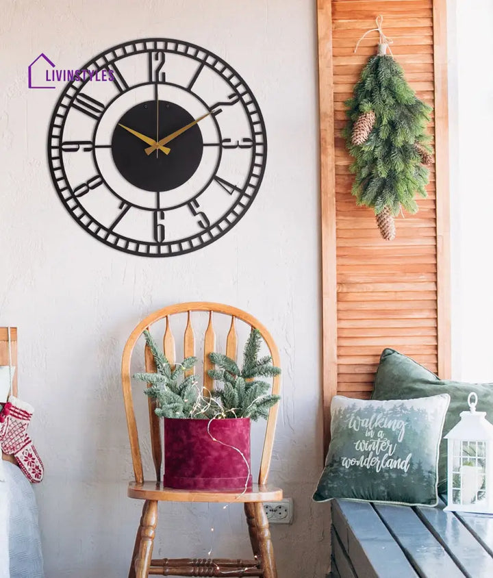 Simple Number Wall Clock