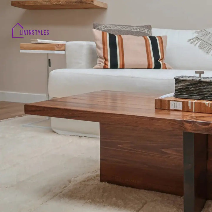 Simran Solid Wood Coffee Table for Living Room
