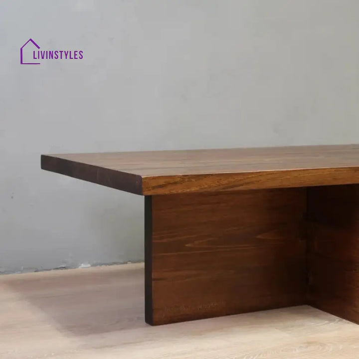 Simran Solid Wood Coffee Table for Living Room