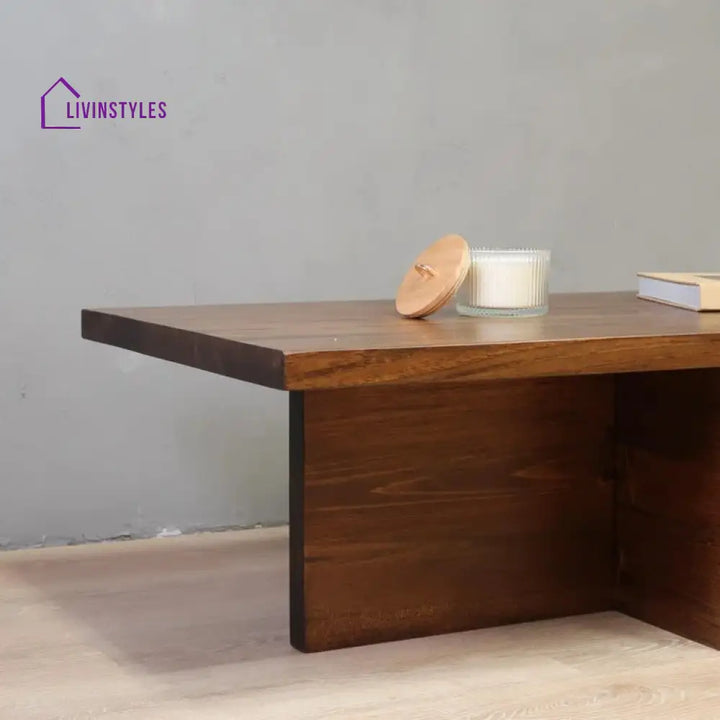 Simran Solid Wood Coffee Table for Living Room