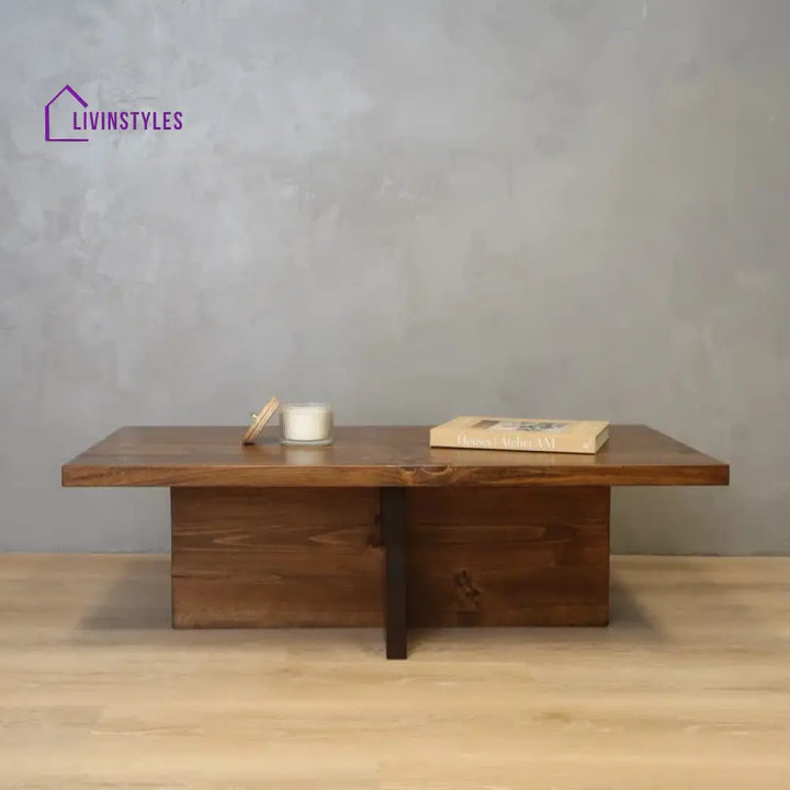 Simran Solid Wood Coffee Table for Living Room