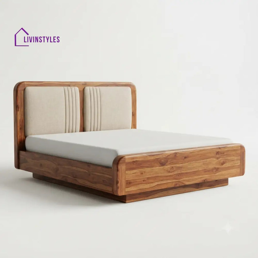 Sindisiwe Wooden Double Bed | King Size Bed | Queen Size Bed - Bed Without Storage