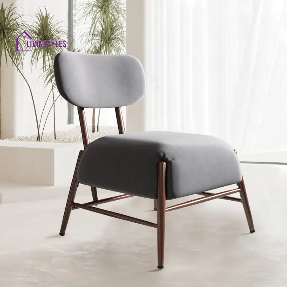 Sitanshi Solid Wood and Fabric Arm Chair | Living Room Chair | Lounge Chair