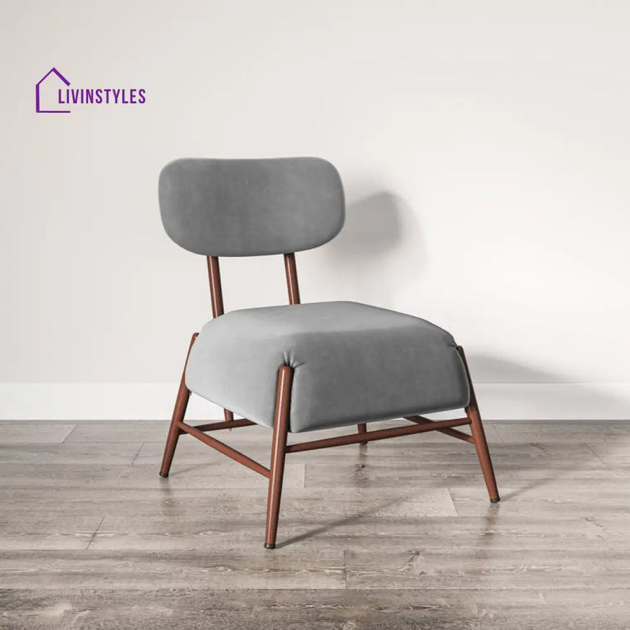 Sitanshi Solid Wood and Fabric Arm Chair | Living Room Chair | Lounge Chair