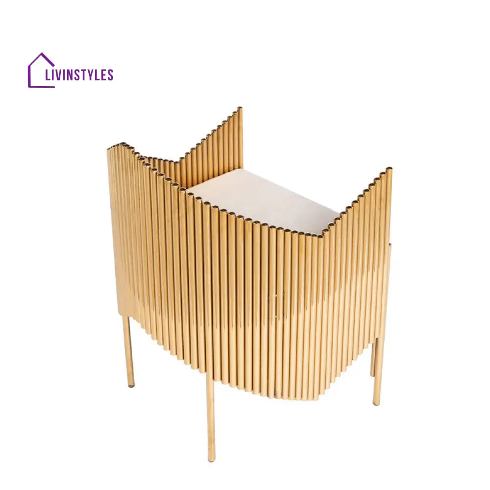 Sitara Metal and Fabric Arm Chair | Living Room Chair | Lounge Chair