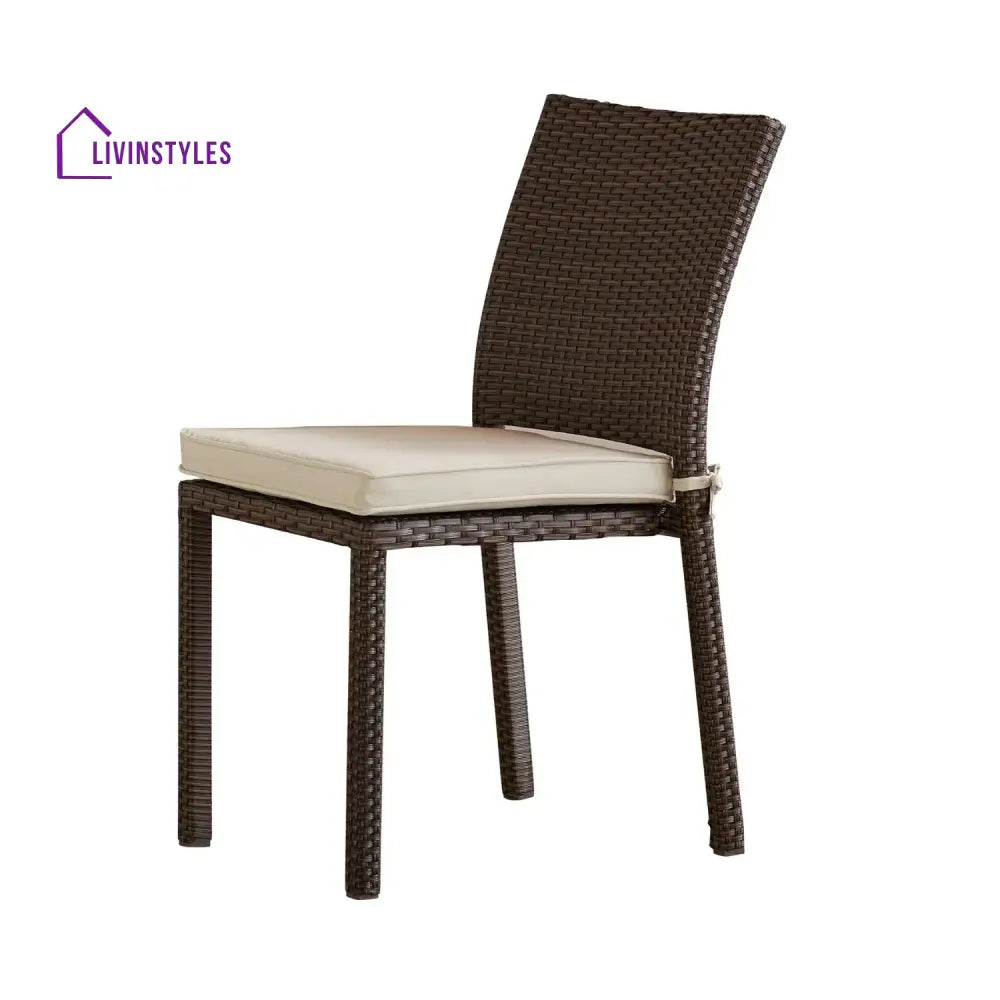 Skylar 1-Piece Outdoor Rattan Wicker Patio Dining Chair Dinning Chairs