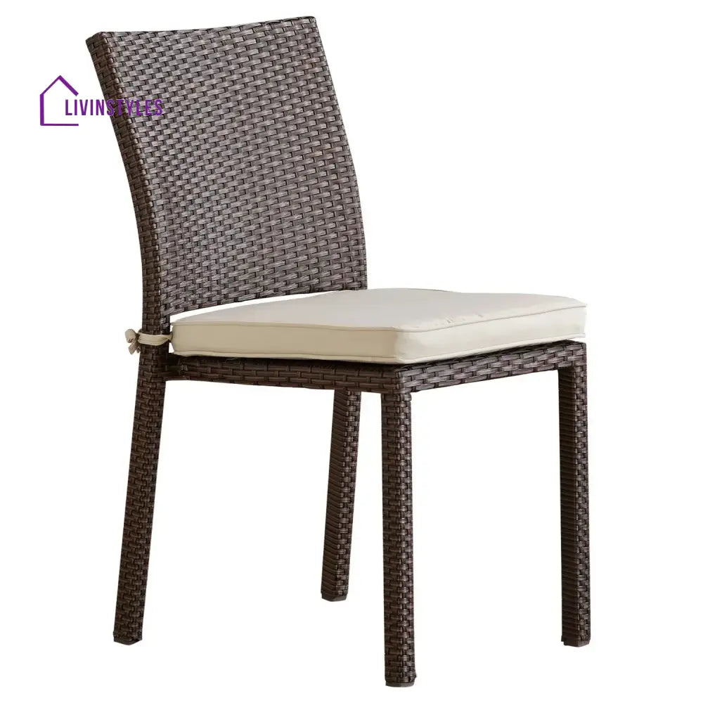 Skylar 1-Piece Outdoor Rattan Wicker Patio Dining Chair Dinning Chairs
