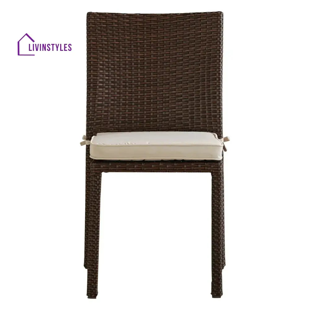 Skylar 1-Piece Outdoor Rattan Wicker Patio Dining Chair Dinning Chairs