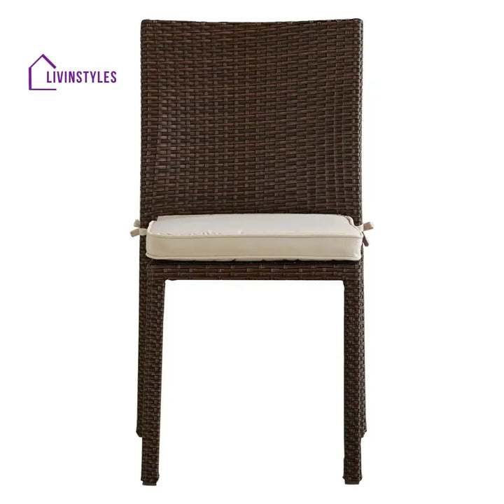 Skylar 1-Piece Outdoor Rattan Wicker Patio Dining Chair Dinning Chairs