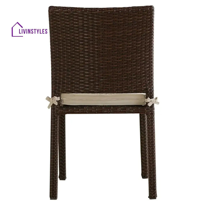 Skylar 1-Piece Outdoor Rattan Wicker Patio Dining Chair Dinning Chairs