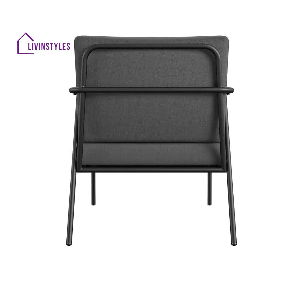 Sleety Outdoor Patio Seating Set 2 Chairs and 1 Table Set (Dark Grey) - Outdoor Furniture Sets