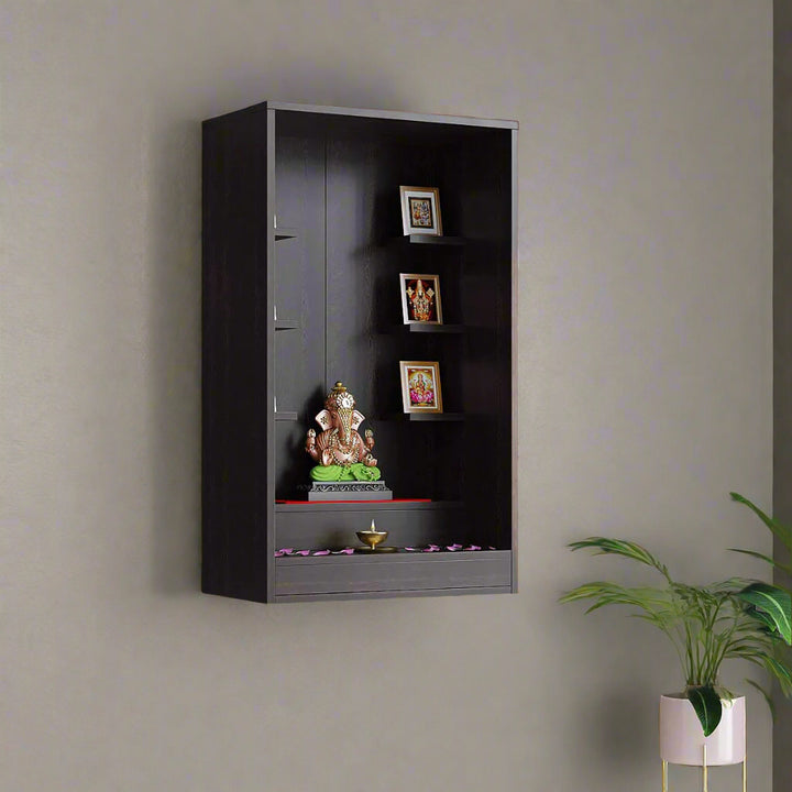 Kavya Wall Mounted Home Temple for Living Room