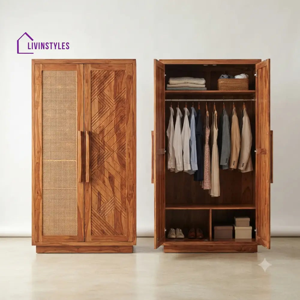 Sneha Wooden Wardrobe for Clothes | Cupboard for Clothes