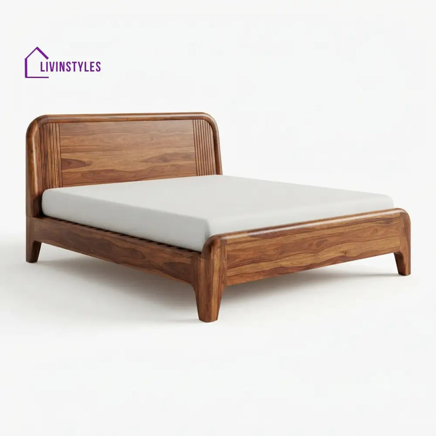 Snenhlanhla Wooden Double Bed | King Size Bed | Queen Size Bed - Bed Without Storage