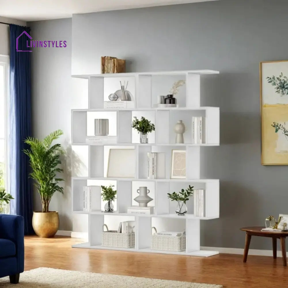 Sofia Engineered Wood Bookshelves | Bookshelf for Living Room | Bedroom | Drawing Room | Study Room