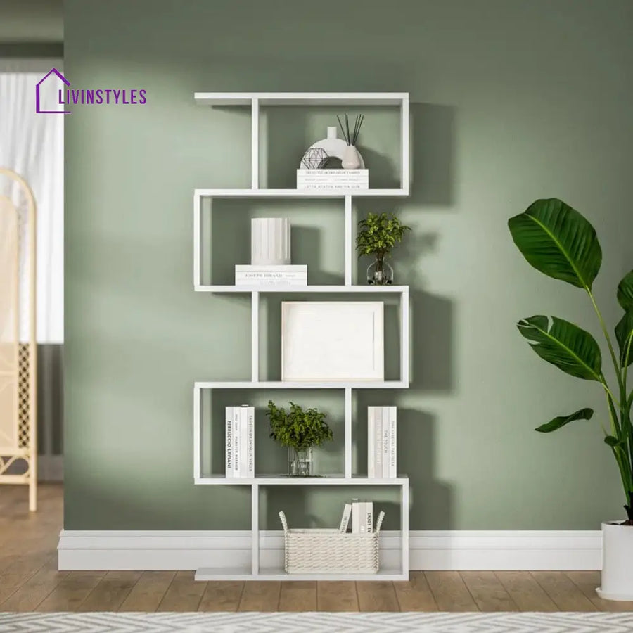 Sofia Engineered Wood Bookshelves | Bookshelf for Living Room | Bedroom | Drawing Room | Study Room