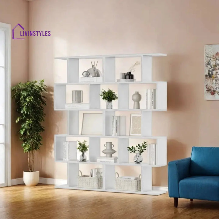 Sofia Engineered Wood Bookshelves | Bookshelf for Living Room | Bedroom | Drawing Room | Study Room