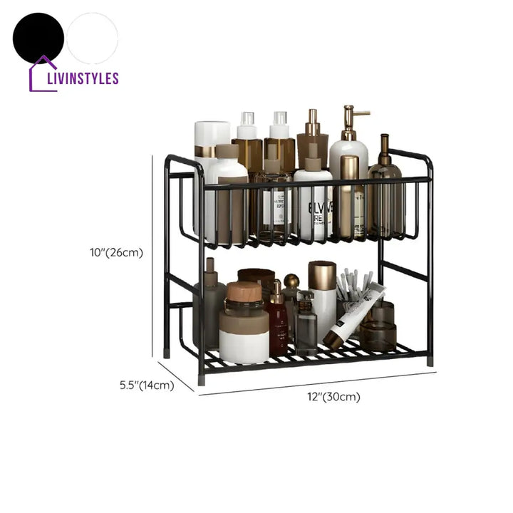 Sofiya Stainless Steel Frame Storage Shelves