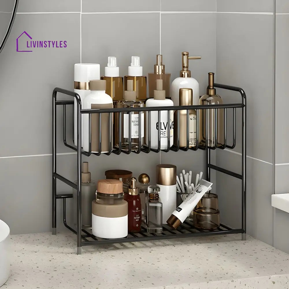 Sofiya Stainless Steel Frame Storage Shelves