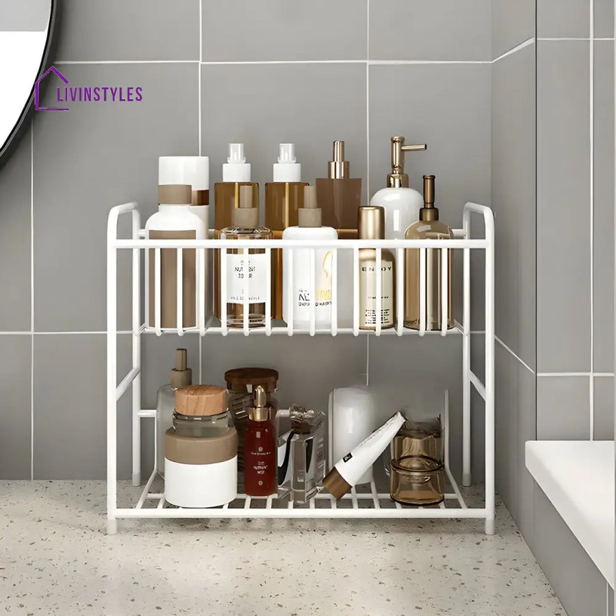 Sofiya Stainless Steel Frame Storage Shelves