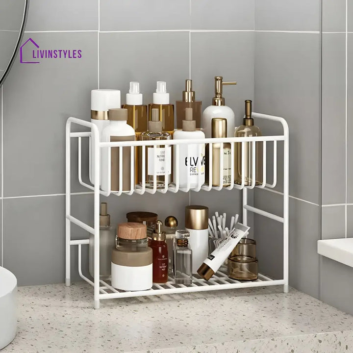 Sofiya Stainless Steel Frame Storage Shelves