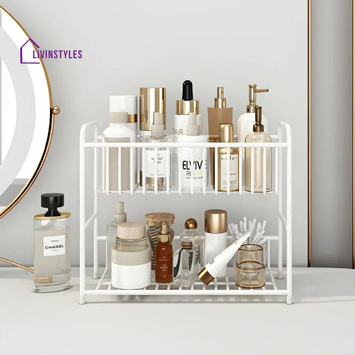 Sofiya Stainless Steel Frame Storage Shelves