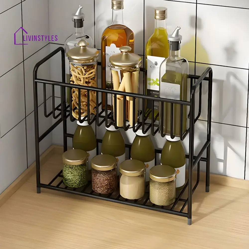 Sofiya Stainless Steel Frame Storage Shelves