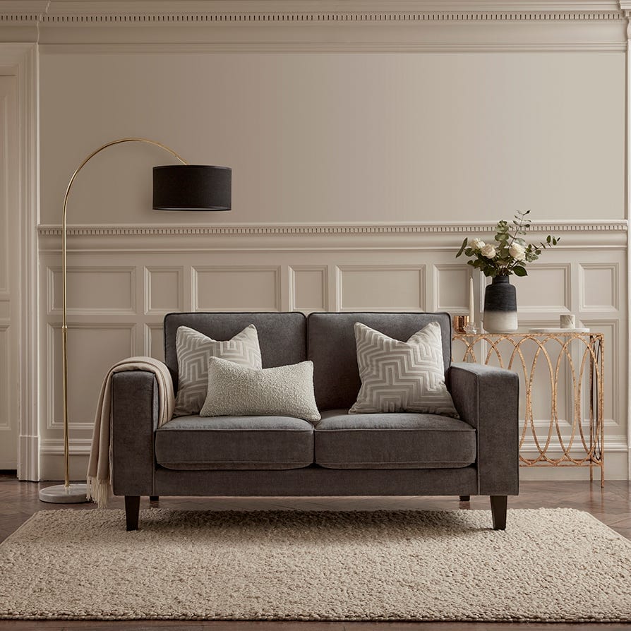 Emilio 2 Seater Sofa - Grey