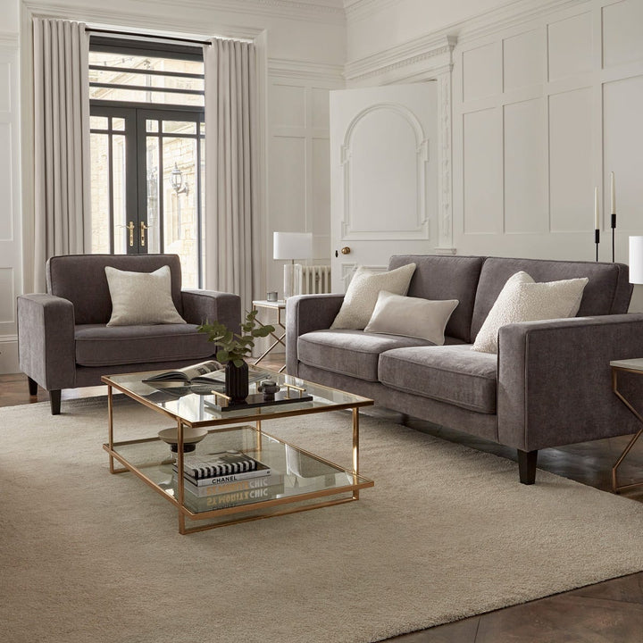 Emilio 2 Seater Sofa - Grey